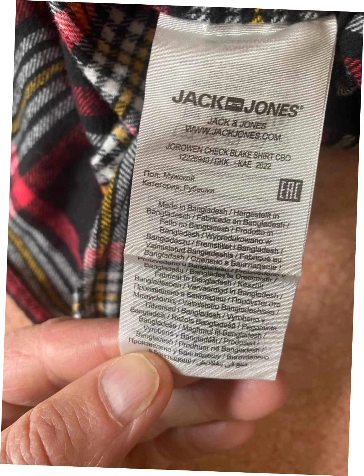 Jack & Jones geruite overhemd met lange mouwen maat M – photo 7